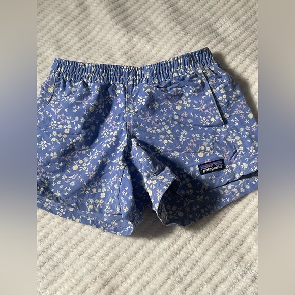 Patagonia Blue Quick-Dry Athletic Shorts - Picture 1 of 9